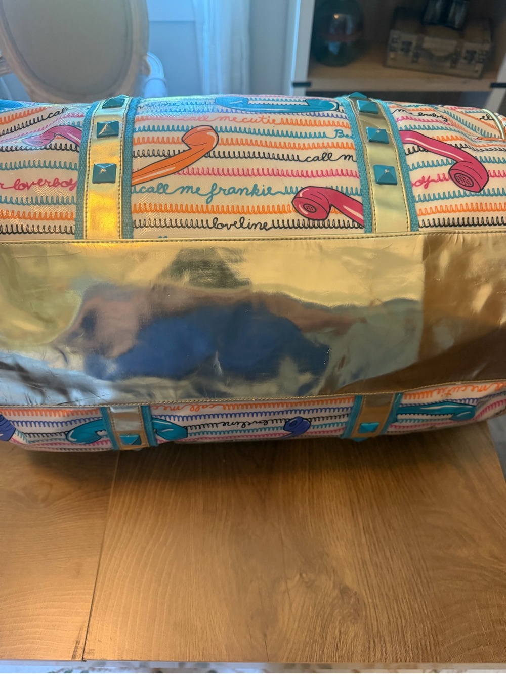 Betseyville by Betsey Johnson “Call Me” duffel bag - Picture 7 of 12